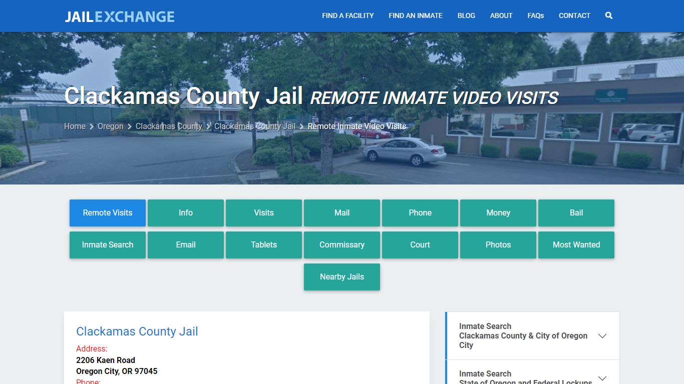 Video Visitation - Clackamas County Jail, OR - Jail Exchange